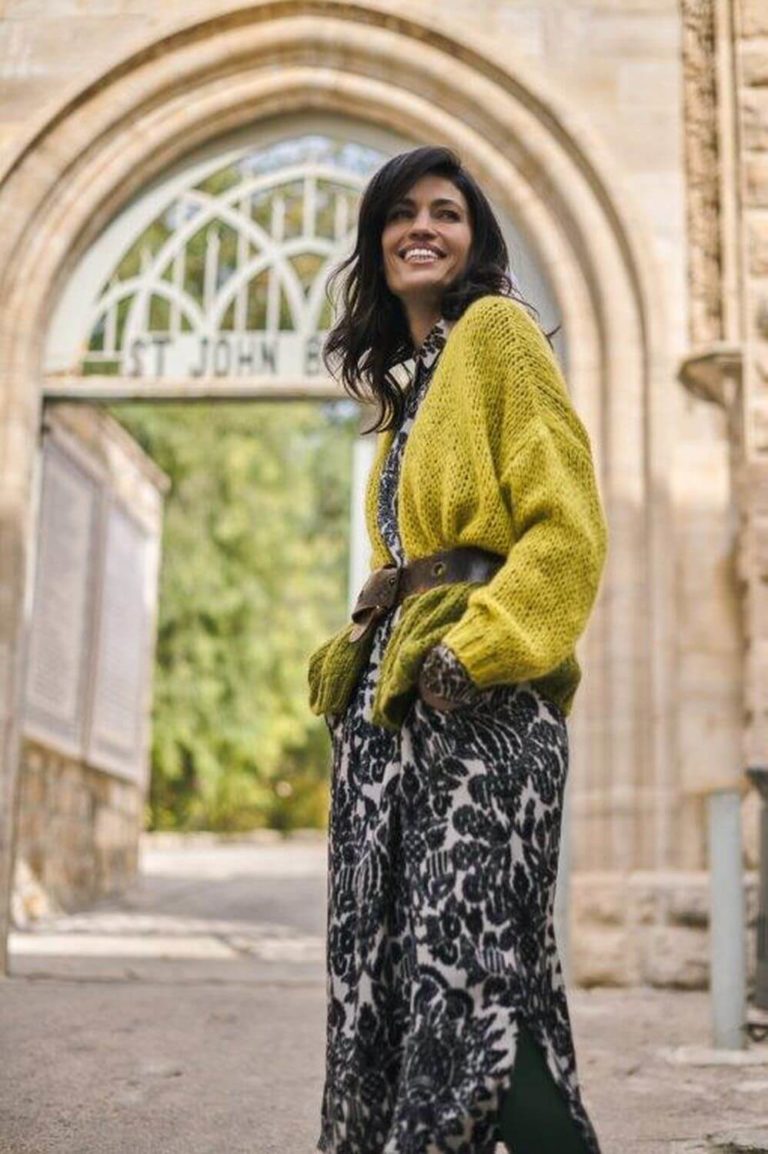 Alembika Herbst/Wintr 22/23 Cardigan knit lemon