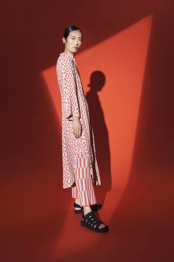 Bitte Kai Rand Frühjahr_Sommer orange blouse dress