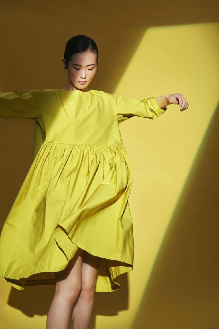 Bitte Kai Rand Frühjahr_Sommer yellow dress