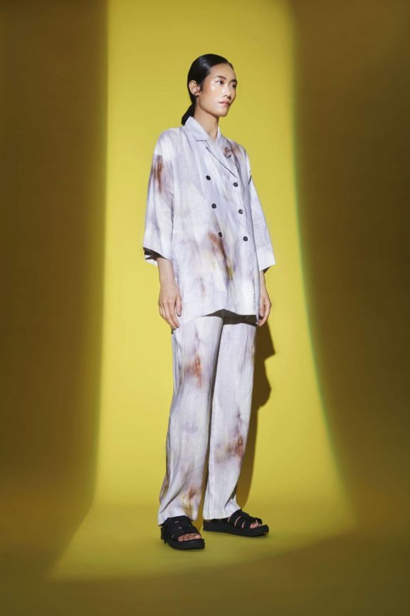 Bitte Kai Rand Frühjahr_Sommer Suit marble print