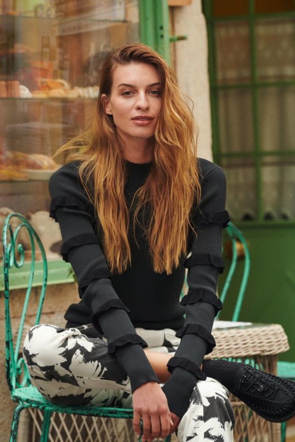Bitte Kai Rand Sweater black frills