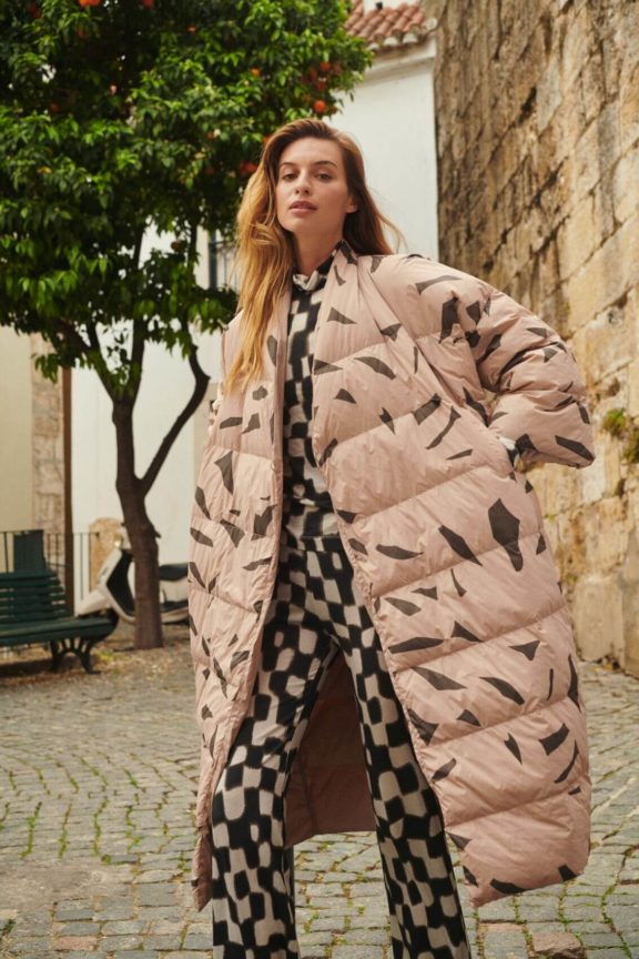 Bitte Kai Rand Puffer Coat rosé