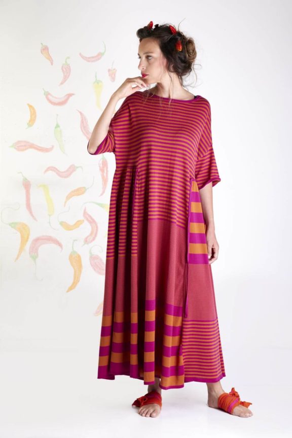 Knit Knit Frühjahr_Sommer 23 Long Knit Dress stripes