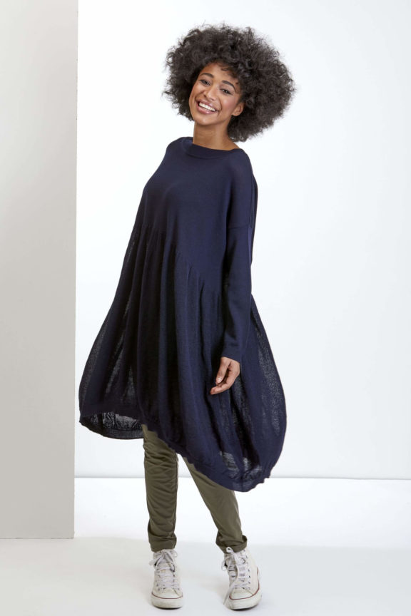 Knit Knit Herbst-Winter-Kollektion-2021 Dress navy blue