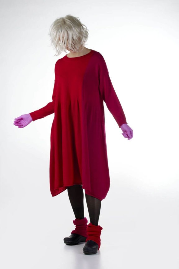 KnitKnit Herbst_Winter 2022 Knit Dress red