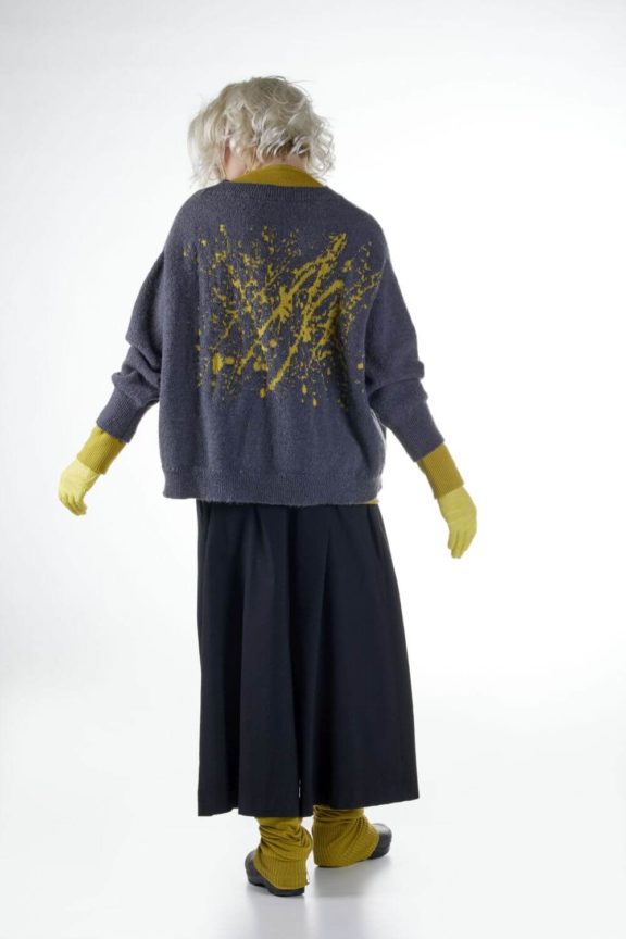 KnitKnit Herbst_Winter 2022 Knit Sweater yellow splash