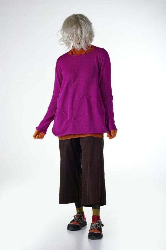 KnitKnit Herbst_Winter 20221 Purple Knit sweater
