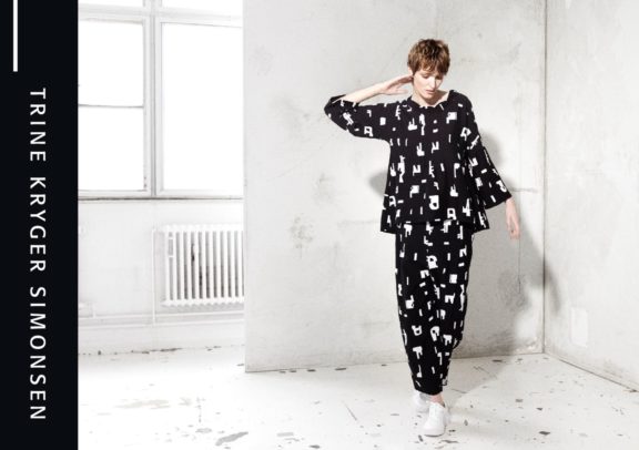 Trine Kryger Simonsen_Frühjahr_Sommer 2022 outfit black and white